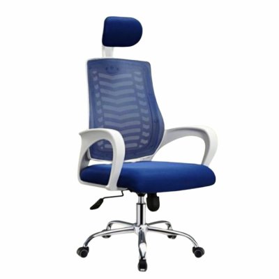 Blue Mesh + White Body